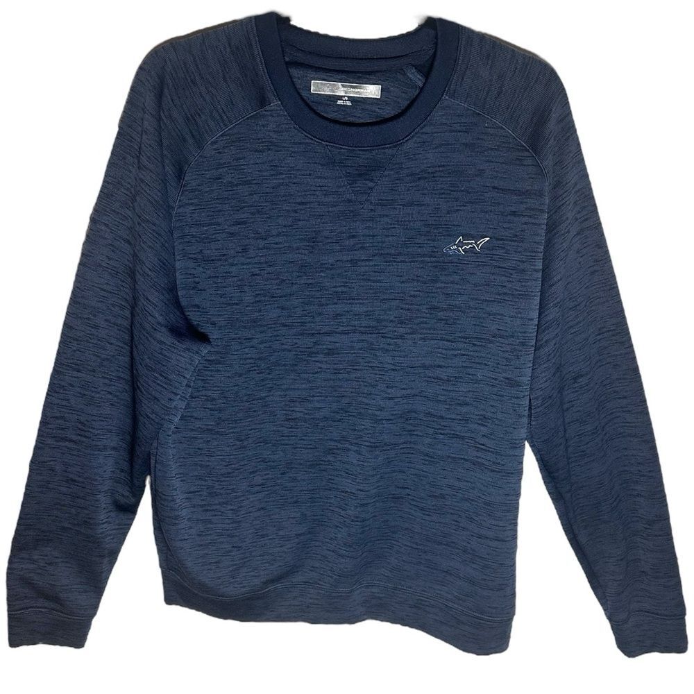 Greg Norman Collection Size Large Navy Crewneck Pullover. Sweatshirt/ Sweater.